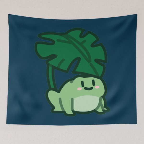Item preview, Frog chilling under a leaf   designed and sold by CoryTucker.