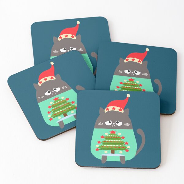 Item preview, Grumpy Christmas catpussycat   designed and sold by CoryTucker.