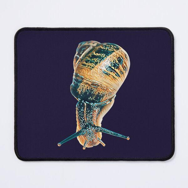 Item preview, Bronze Teal Funky Spotted Snail Art 4 designed and sold by Cawaiico.