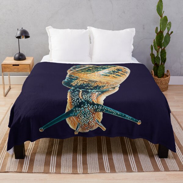 Item preview, Bronze Teal Funky Spotted Snail Art 4 designed and sold by Cawaiico.