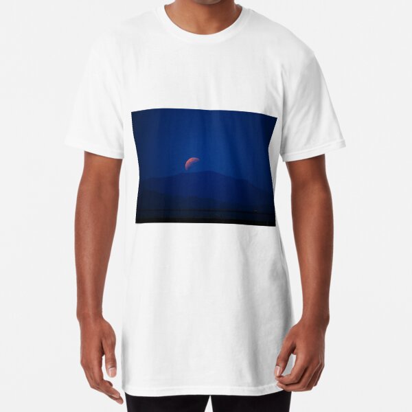 Red Lunar Eclipse Long T-Shirt