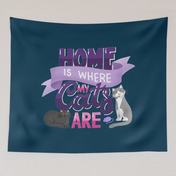Item preview, Home Is where My Cats are   designed and sold by CoryTucker.