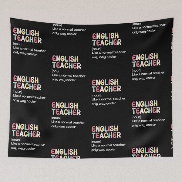 Item preview, English Teacher, Funny English Teacher, Back to School, Teacher Gift designed and sold by JKDESIGNS61219.