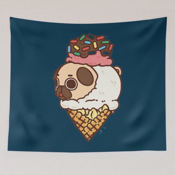 Item preview, IceCream Sundae Pug   designed and sold by CoryTucker.
