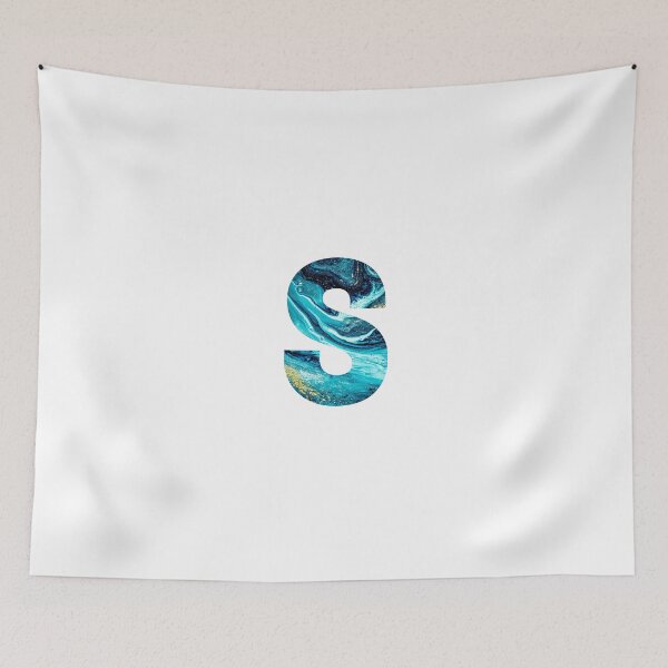 Item preview, The Letter S Marble Font designed and sold by smiledeer78.