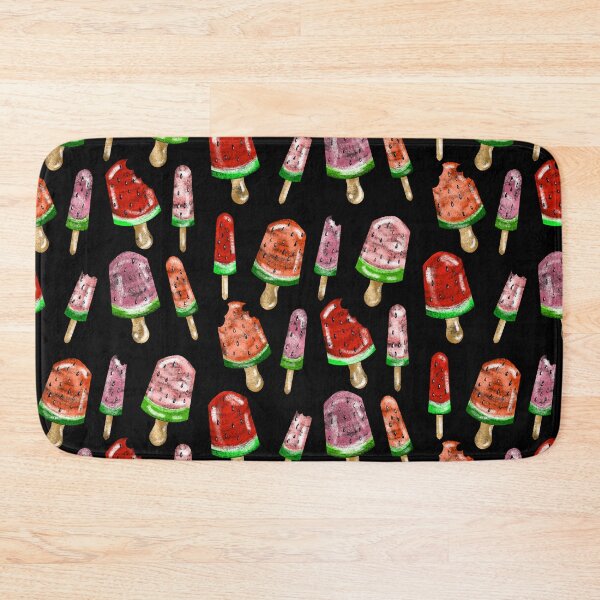 Item preview, Watermelon Popsicles With Black Background  designed and sold by missmann.