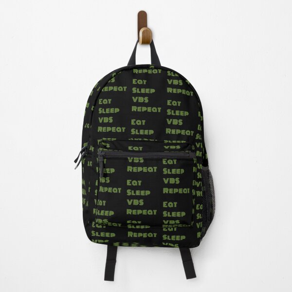 Item preview, Eat Sleep VBS Repeat - Vacation Bible School Green Typography designed and sold by Digitalme Designs.