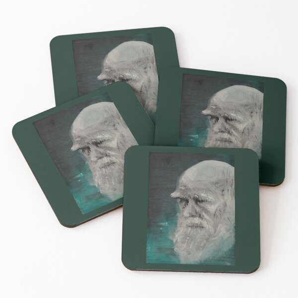 Item preview, Charles Darwin, fine art portrait designed and sold by crankypainter.