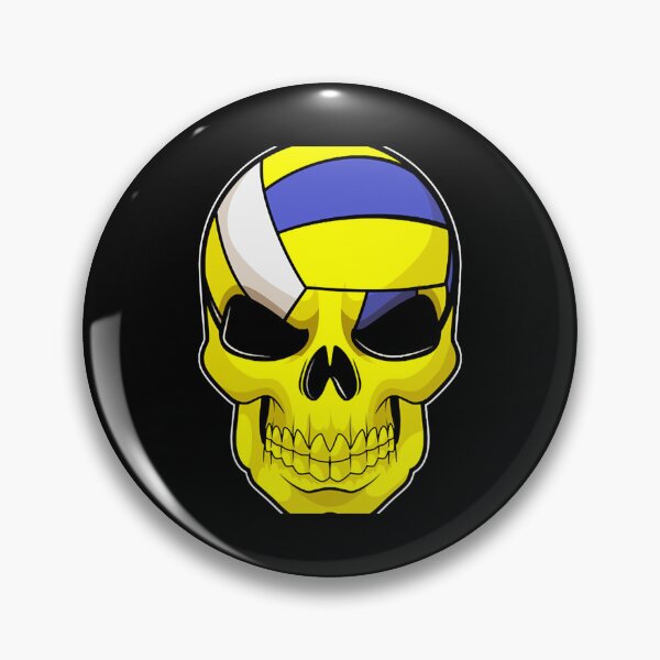 Item preview, Skull As Volleyball Player With Volleyball Classic T-Shirt designed and sold by idaerindiph.