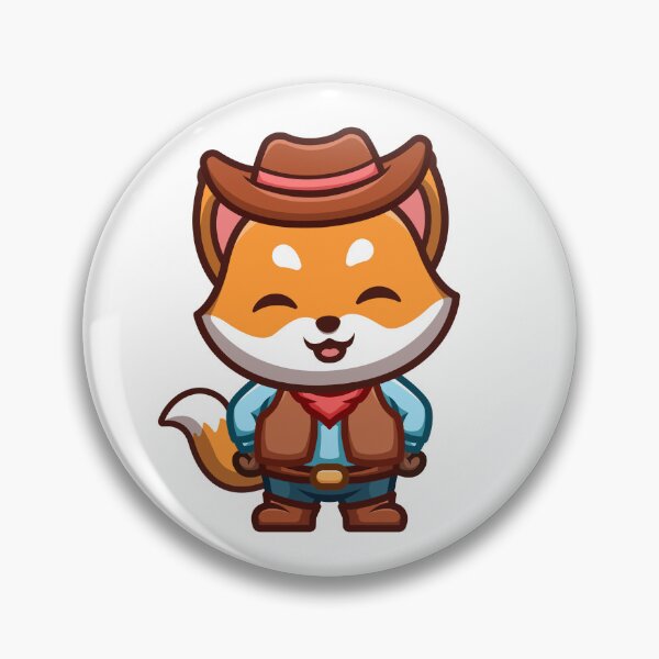 Item preview, Fox Cowboy Cute Cartoon designed and sold by GumregaStudio.