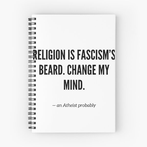 Item preview, Religion is a Beard - Fascism designed and sold by NikkiFitzDesign.