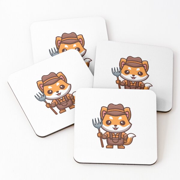 Item preview, Fox Farmer Cute Cartoon designed and sold by GumregaStudio.