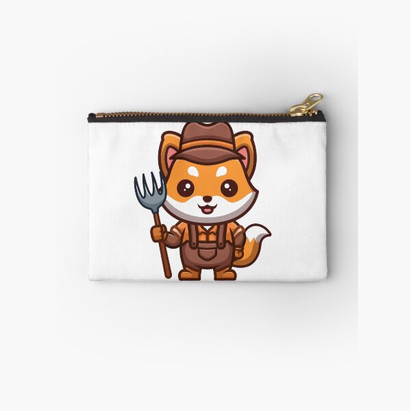 Item preview, Fox Farmer Cute Cartoon designed and sold by GumregaStudio.