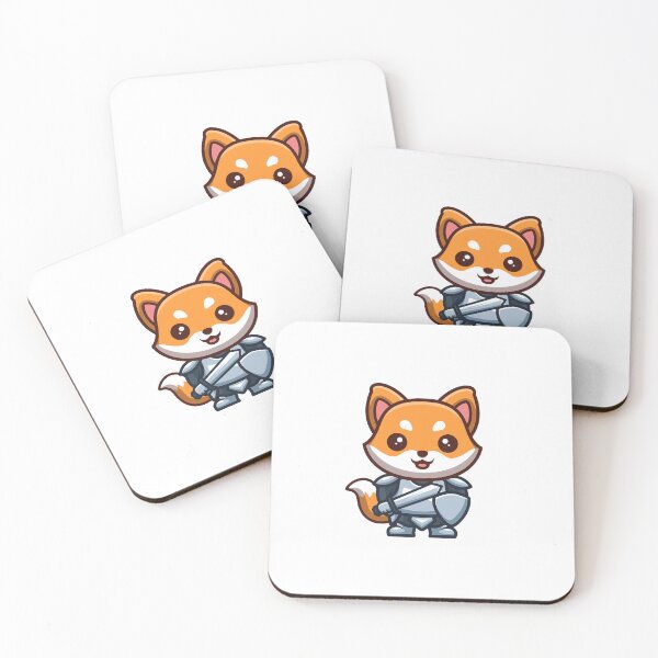 Item preview, Fox Knight Cute Cartoon designed and sold by GumregaStudio.