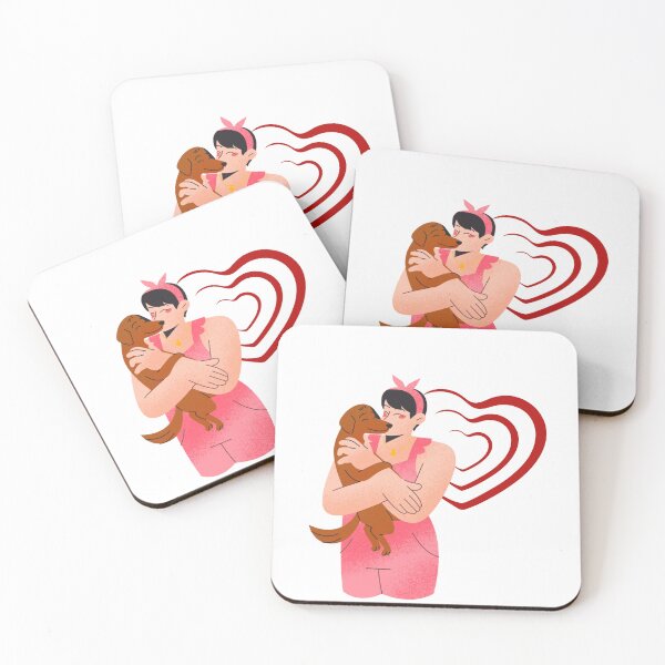 Item preview, just a girl who loves dachshund ~ cute portrait  designed and sold by ENIGMAT-.