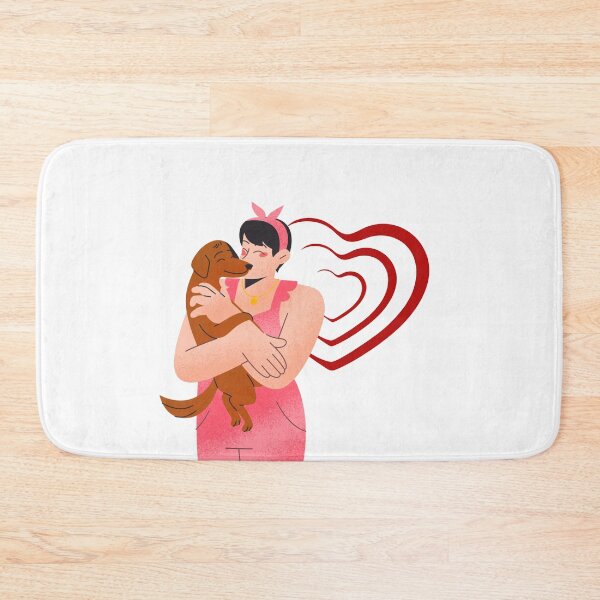 Item preview, just a girl who loves dachshund ~ cute portrait  designed and sold by ENIGMAT-.