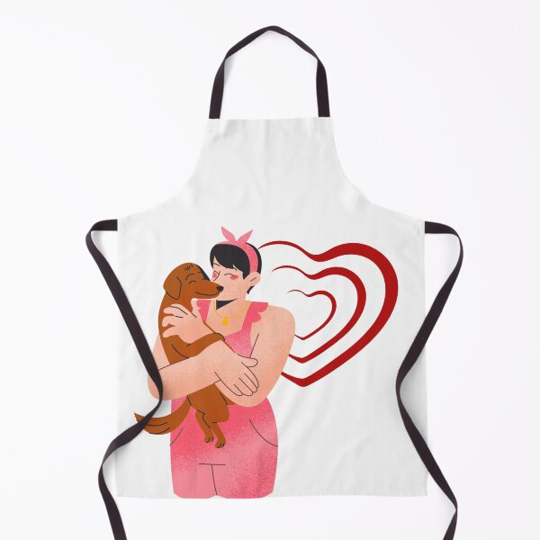 Item preview, just a girl who loves dachshund ~ cute portrait designed and sold by ENIGMAT-.