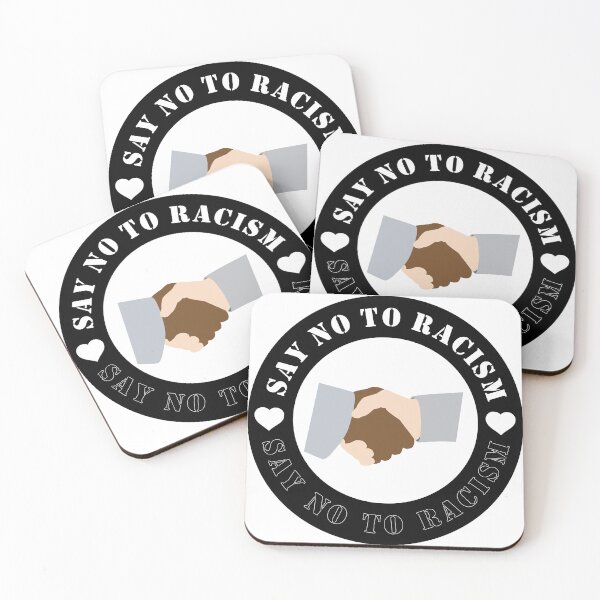 Item preview, Say no to racism designed and sold by binti163.