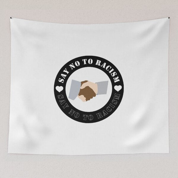Item preview, Say no to racism designed and sold by binti163.
