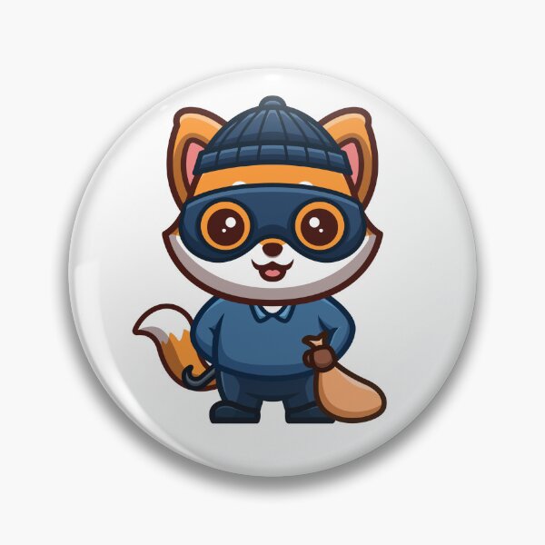 Item preview, Fox Thief Cute Cartoon designed and sold by GumregaStudio.