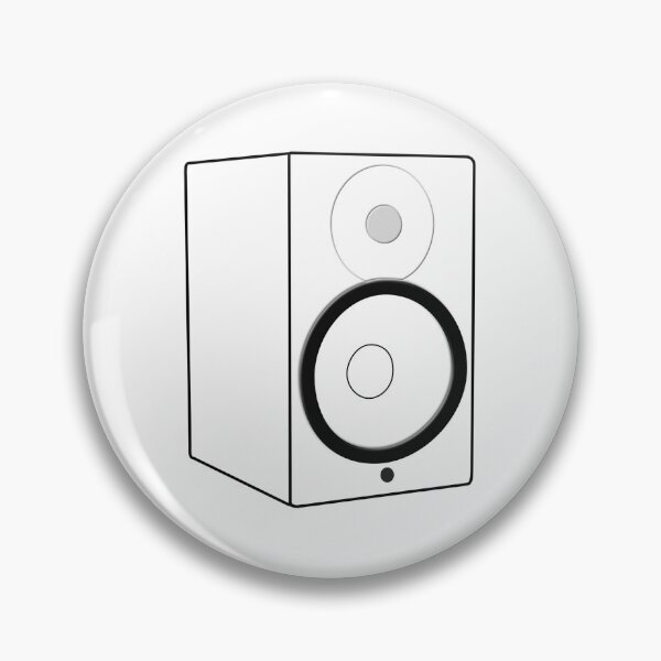 Item preview, White Yamaha Speaker Sticker designed and sold by digidrawdude.