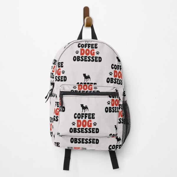 Item preview, coffee and dog obssesed happy quotes for dog lover designed and sold by randomdogshirt.