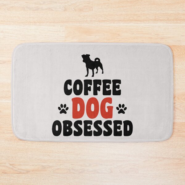 Item preview, coffee and dog obssesed happy quotes for dog lover designed and sold by randomdogshirt.