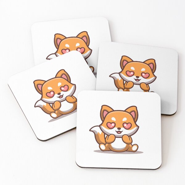 Item preview, Fox Sitting Shocked Cute Cartoon designed and sold by GumregaStudio.