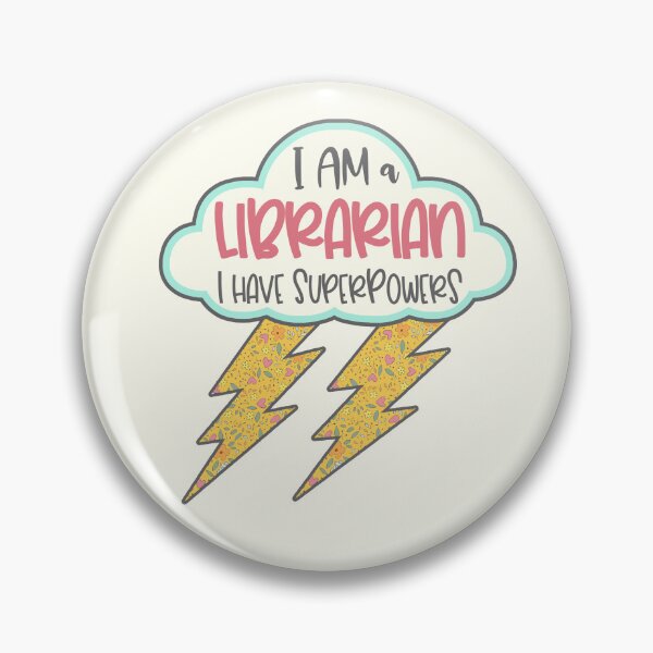 Item preview, Retro Librarian Superpowers Bolt designed and sold by GrimButterfly.