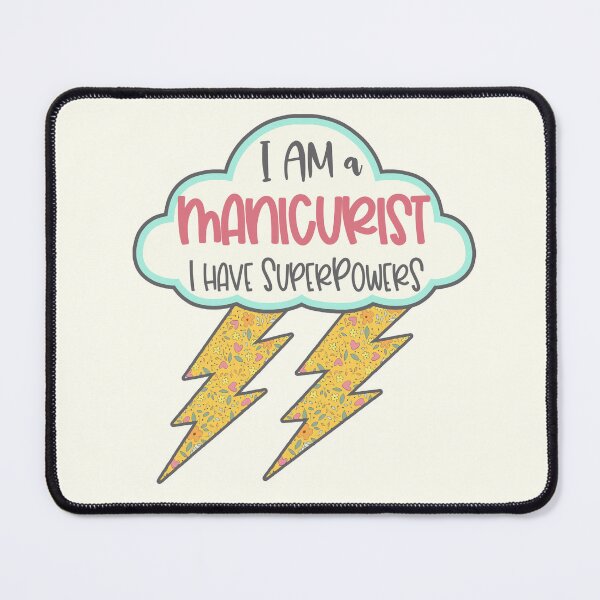 Item preview, Retro Manicurist Superpowers Bolt designed and sold by GrimButterfly.