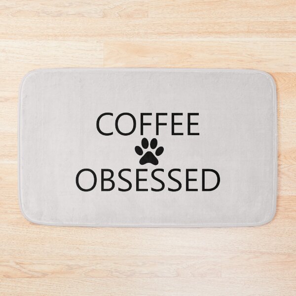 Item preview, coffee and dog obssesed positive quotes for dog lover designed and sold by randomdogshirt.