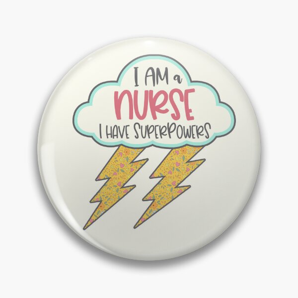 Item preview, Retro Nurse Manicurist Superpowers Bolt designed and sold by GrimButterfly.