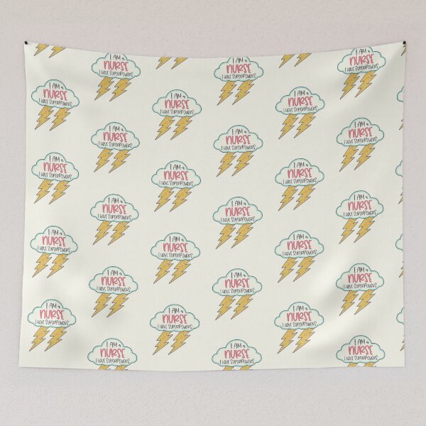 Item preview, Retro Nurse Manicurist Superpowers Bolt designed and sold by GrimButterfly.