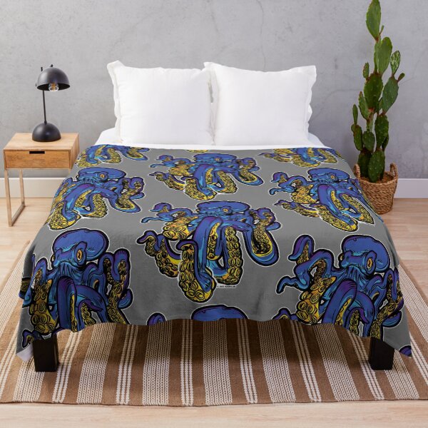 Item preview, Scary Blue Octopus by eShirtLabs designed and sold by eShirtLabs.