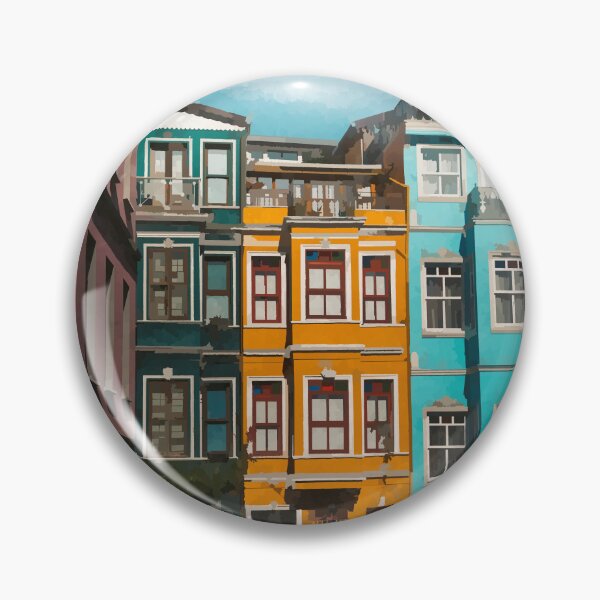 Item preview, Colourful Istanbul Street - Watercolour Style designed and sold by WWWC2288.