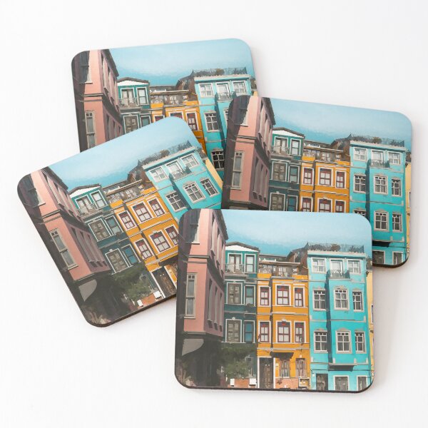 Item preview, Colourful Istanbul Street - Watercolour Style designed and sold by WWWC2288.