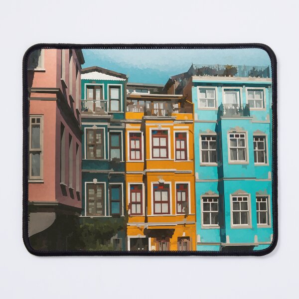 Item preview, Colourful Istanbul Street - Watercolour Style designed and sold by WWWC2288.