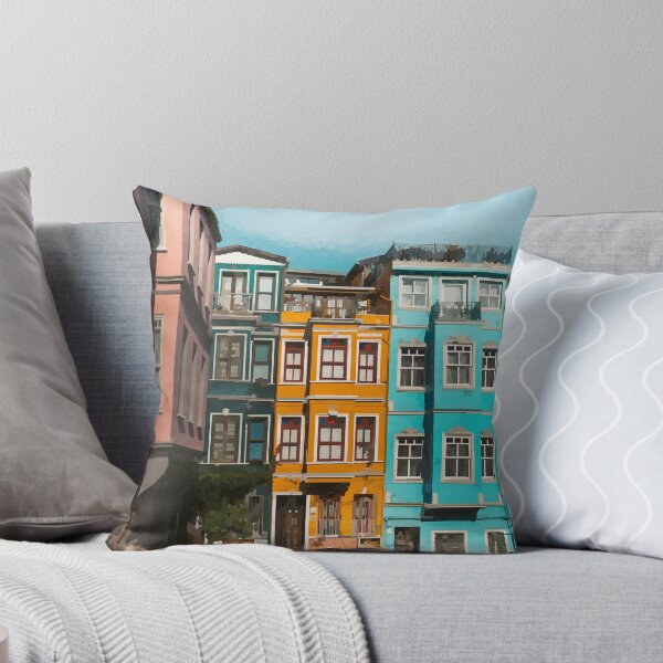Item preview, Colourful Istanbul Street - Watercolour Style designed and sold by WWWC2288.