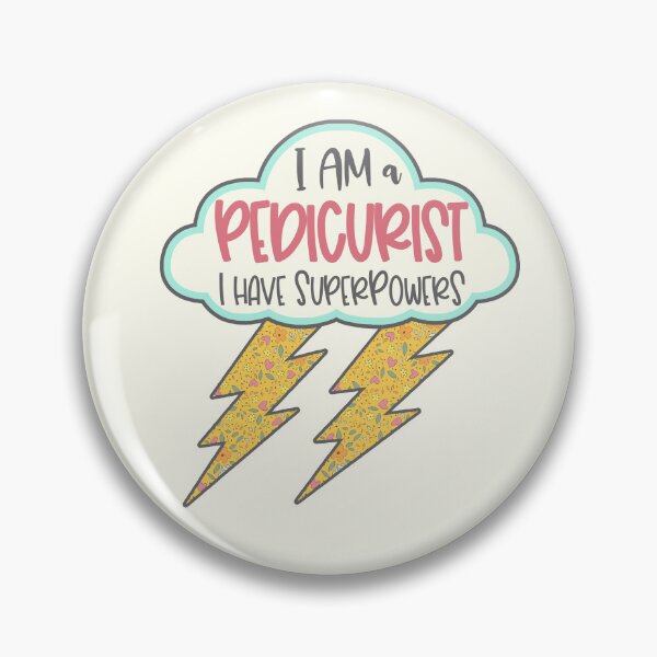 Item preview, Retro Pedicurist Superpowers Bolt designed and sold by GrimButterfly.