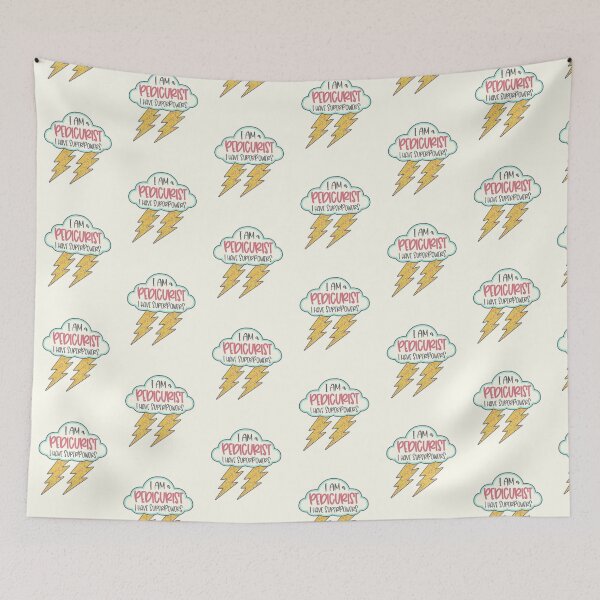 Item preview, Retro Pedicurist Superpowers Bolt designed and sold by GrimButterfly.