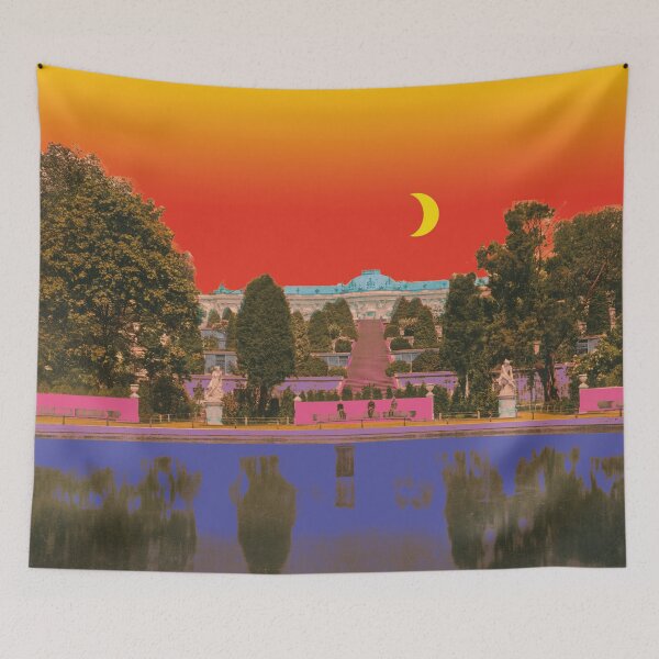 Item preview, vintage Sanssouci Palace Potsdam, skyline designed and sold by Mauswohn.