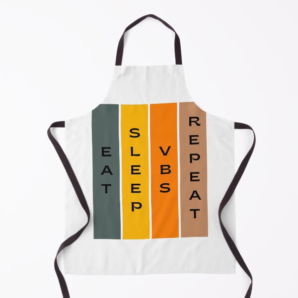 Item preview, Eat Sleep VBS Repeat - Vacation Bible School Colorful Typography designed and sold by Digitalme Designs.