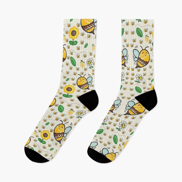 Item preview, Honey Bee & Flowers designed and sold by lunacarter.