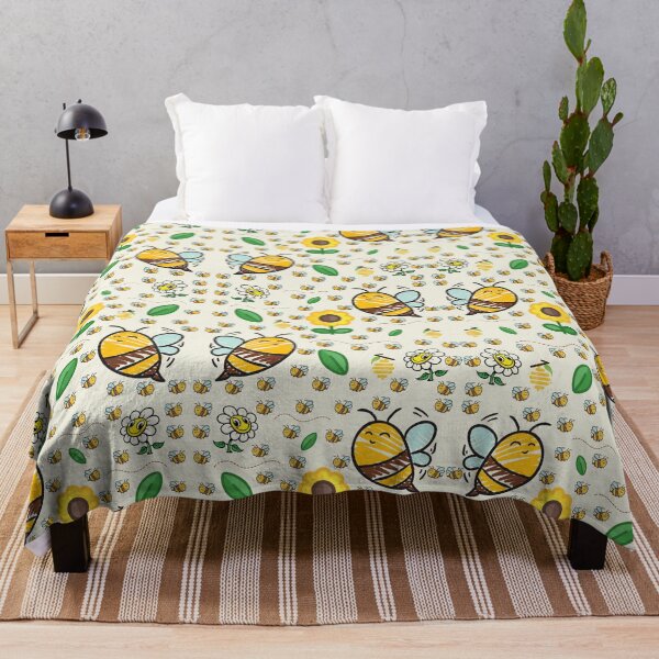 Item preview, Honey Bee & Flowers designed and sold by lunacarter.