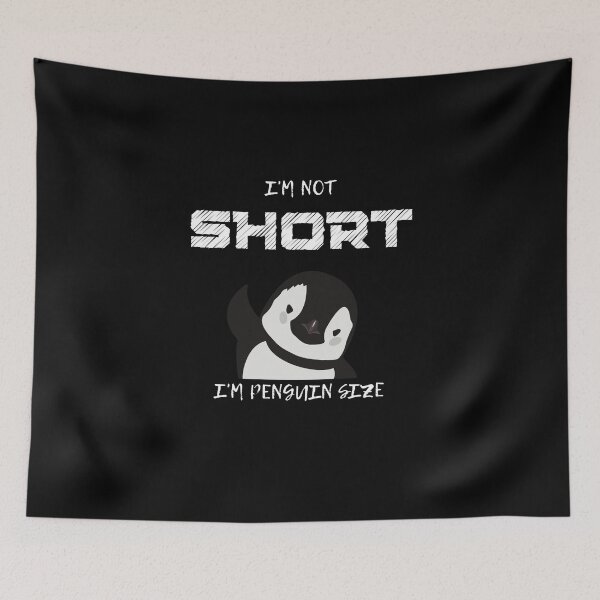 Item preview, I'm not short I'm penguin size designed and sold by Kuki-shop.