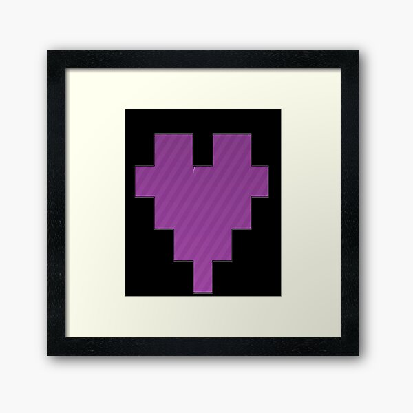 Item preview, Recursos Texturas Cosas, morado en forma de corazón designed and sold by BRENTWILLIAM.