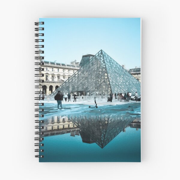 Item preview, Louvre Museum Reflecting Pool - Watercolour Style designed and sold by WWWC2288.