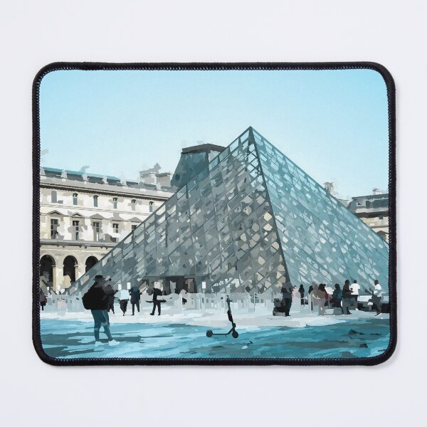 Item preview, Louvre Museum Reflecting Pool - Watercolour Style designed and sold by WWWC2288.