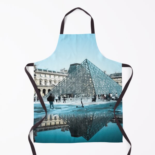 Item preview, Louvre Museum Reflecting Pool - Watercolour Style designed and sold by WWWC2288.