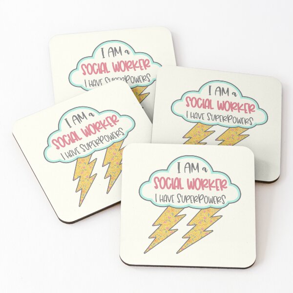 Item preview, Retro Social Worker Superpowers Bolt designed and sold by GrimButterfly.